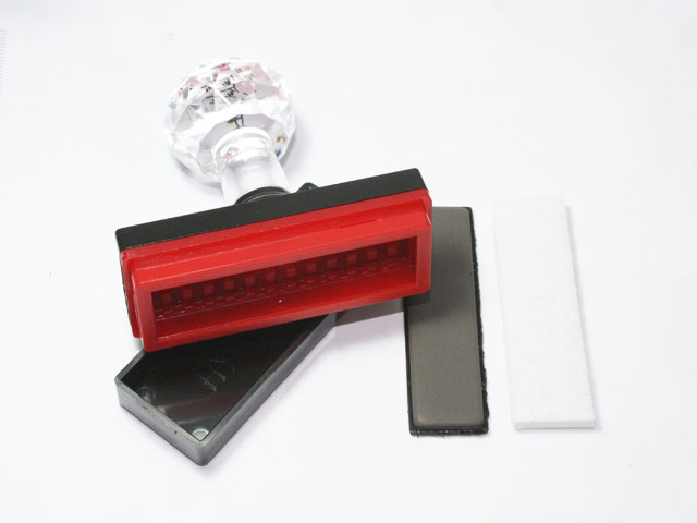 ด้าม+ยาง+โฟมหมึก Flash HY1050&nbsp;คริสตัล